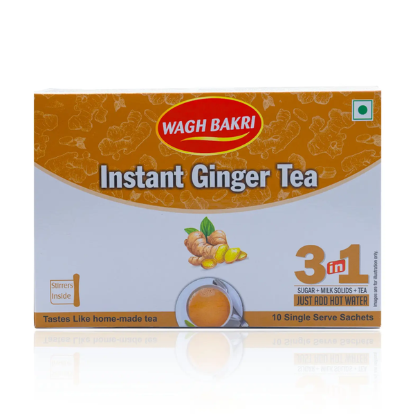 Wagh Bakri Ginger Instant Tea Premix - No Added Sugar