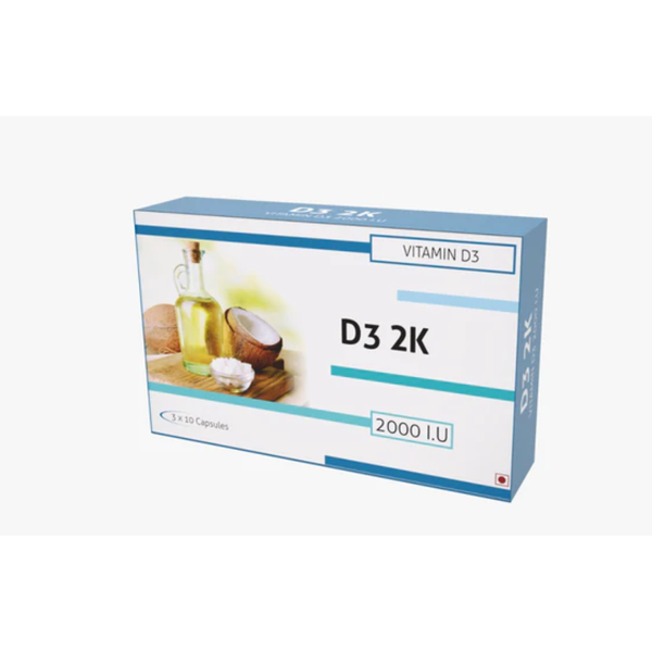 Nutra Grace D3 2k Vitamin D3 2000 I.U Capsules