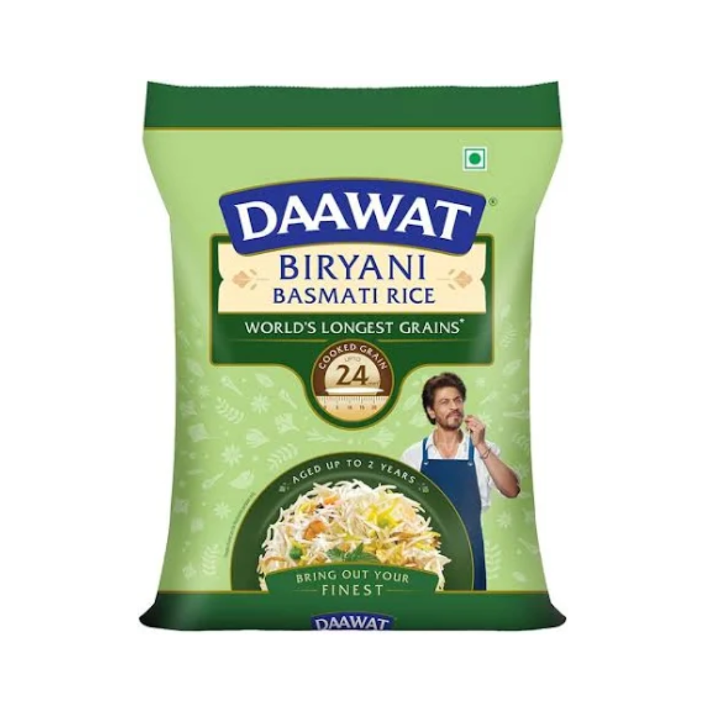 Daawat Biryani Basmati Rice (Long Grain) - Distacart