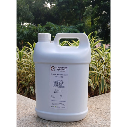 Satjeevan Organic Wood-Pressed Sesame Oil - Distacart