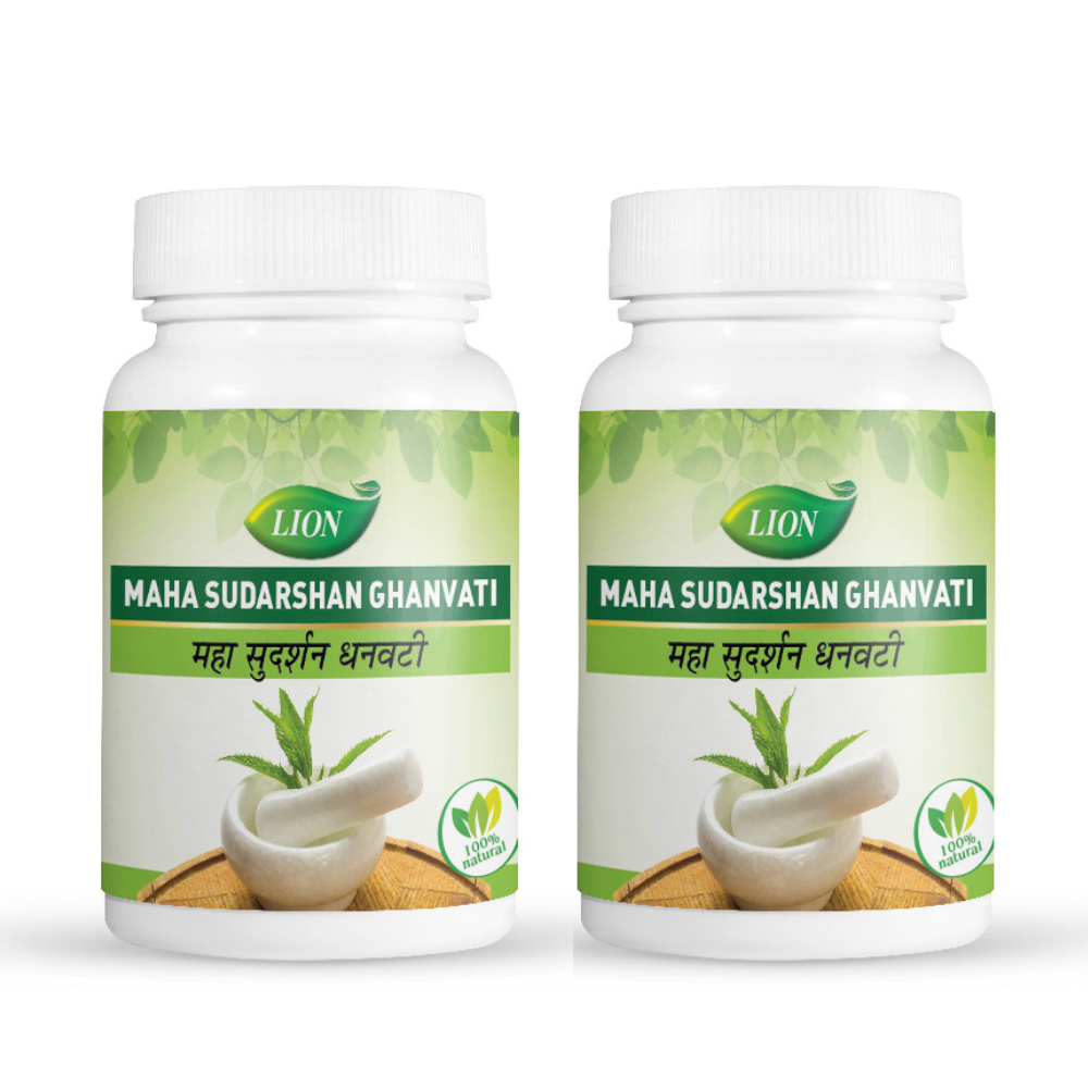 Lion Ayurveda Mahasudarshan Ghanvati - Distacart