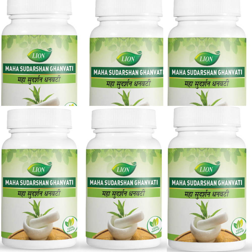 Lion Ayurveda Mahasudarshan Ghanvati - Distacart