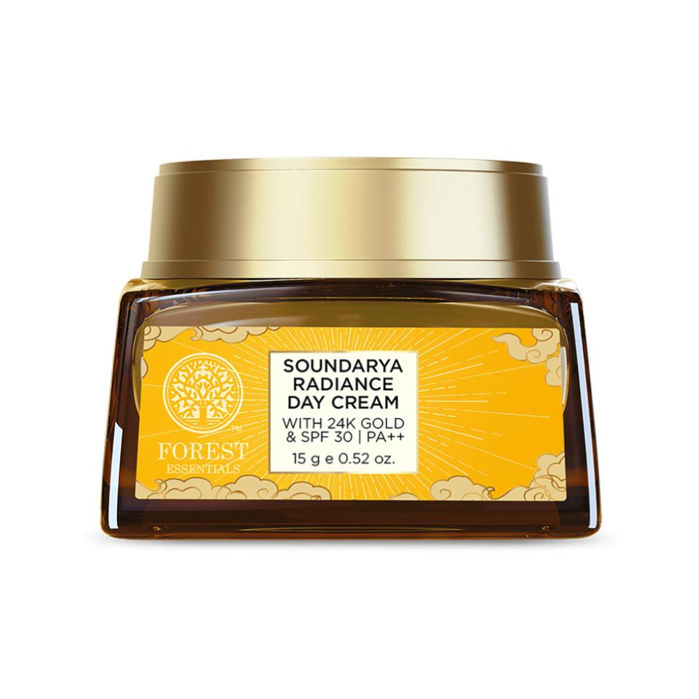 Forest Essentials Soundarya Radiance Cream With 24K Gold & SPF 30 - Distacart