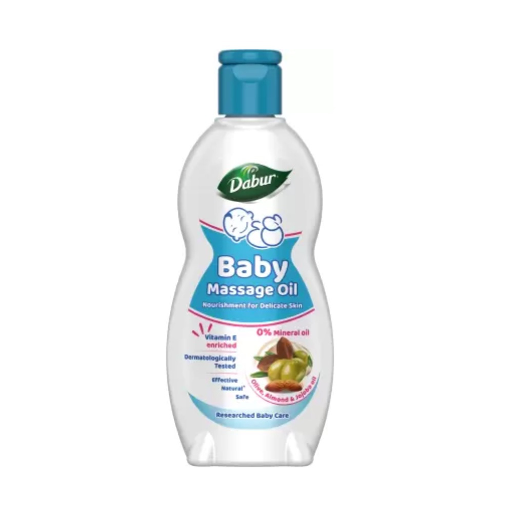 Dabur Baby Oil Enriched With Baby Loving Ayurvedic Oils - Distacart