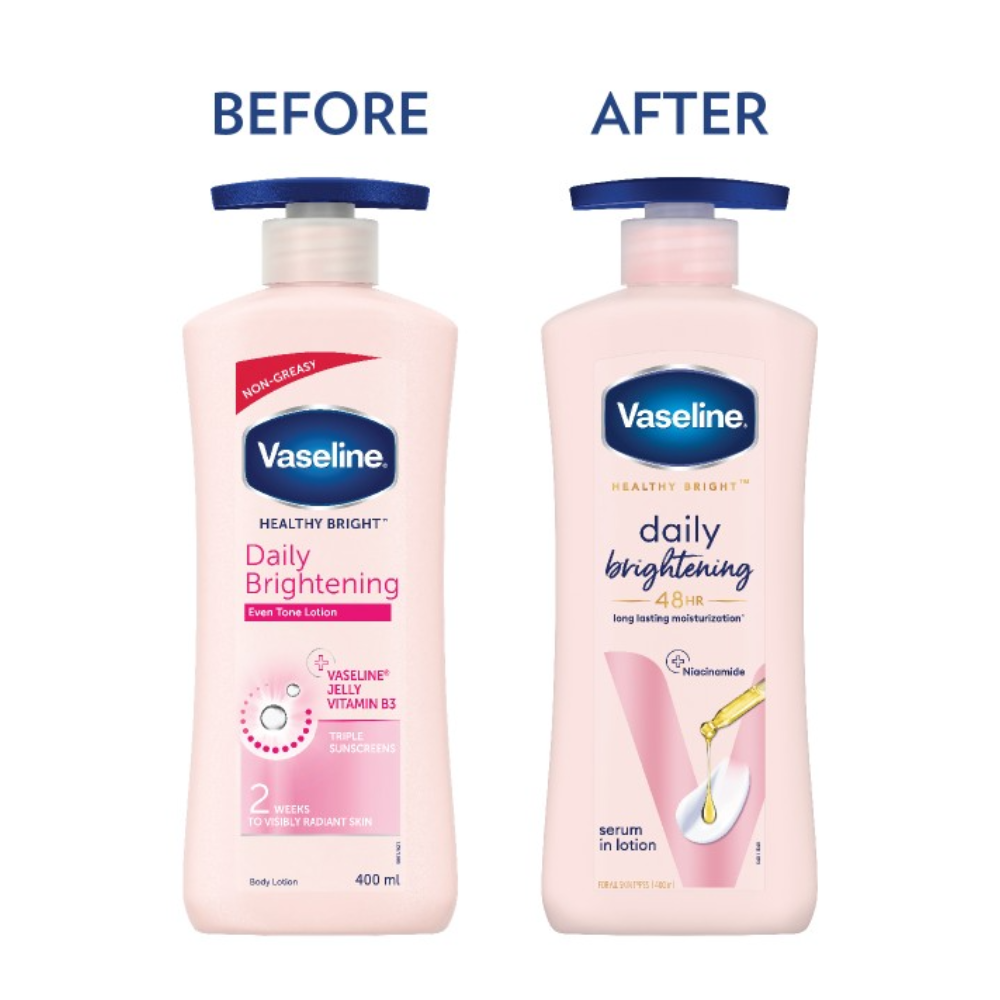 Vaseline Healthy Bright Daily Brightening Body Lotion - Distacart