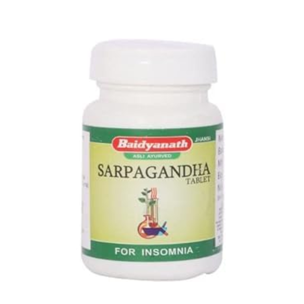 Baidyanath Jhansi Sarpagandha 50 Tabs - Distacart