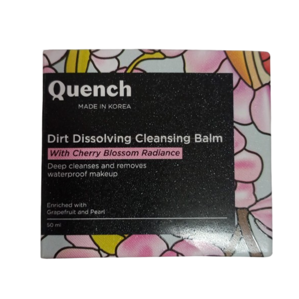 Quench Botanics Mon Cherry Dirt Dissolving Cleansing Balm - Korean Skincare - Distacart