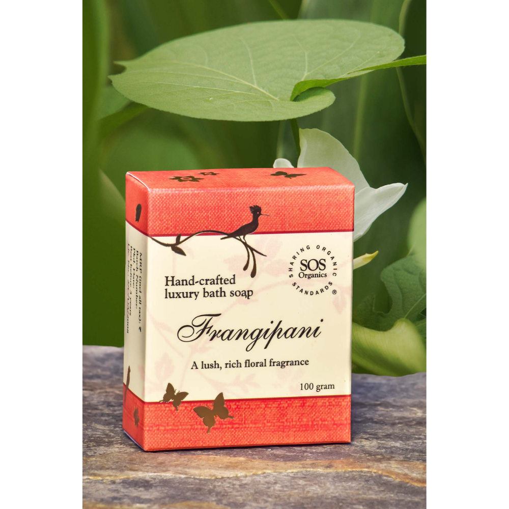 SOS Organics Frangipani Hand-Crafted Luxury Bath Soap - Distacart