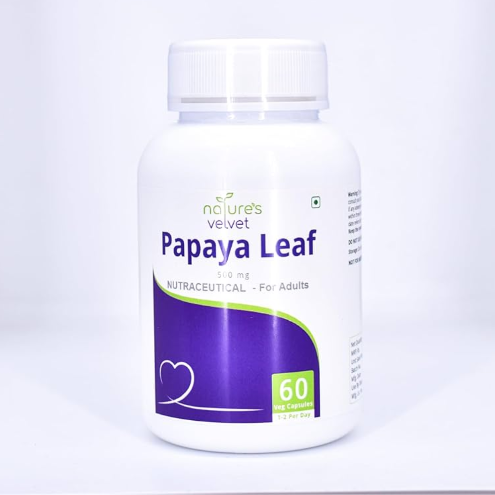 Nature's Velvet Papaya Leaf Capsules - Distacart