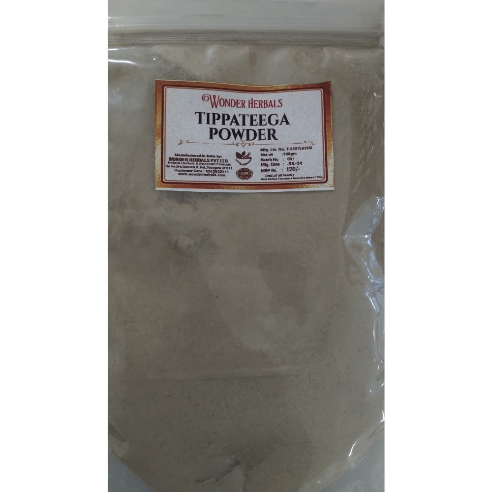 Wonder Herbals Thippa Theega (Giloy,Amrita,Guduchi) Powder - Distacart
