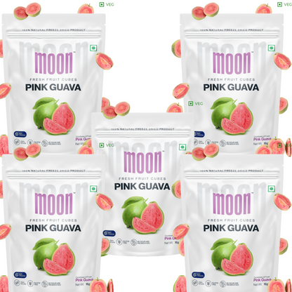 Moon Freeze Dried Pink Guava Cubes - Distacart