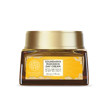 Forest Essentials Soundarya Radiance Cream With 24K Gold & SPF30 - Distacart