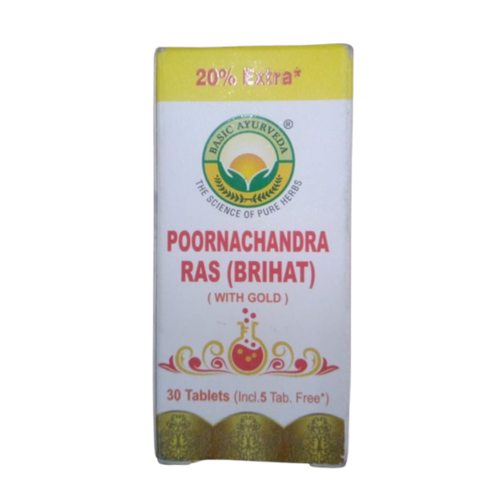 Basic Ayurveda Poornachandra Ras Tablet - Distacart