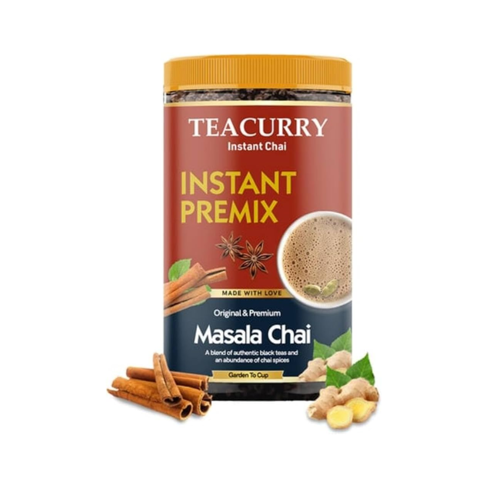 Teacurry Masala Instant Tea Premix - Premium Masala Premix Tea with Real Spices - Distacart