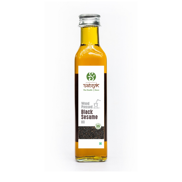 Siddhagiri's Satvyk Organic Wood Pressed Black Sesame Oil (Kala Til) - Distacart