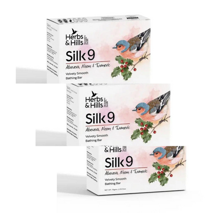 Herbs & Hills Silk9 Velvety Smooth Bathing Bar - Distacart