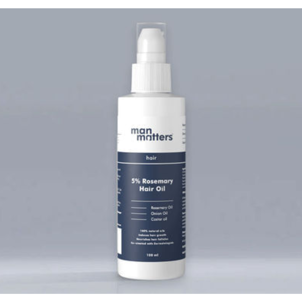 Man Matters Hair Growth Oil With Bhringraj Oil, Onion Oil, Amla Oil, Shikakai Oil & Brahmi Oil - Distacart