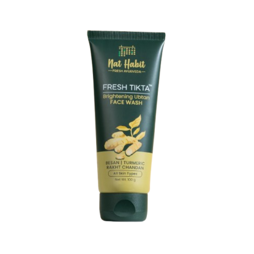 Nat Habit Brightening Ubtan Tikta Face Wash - Distacart