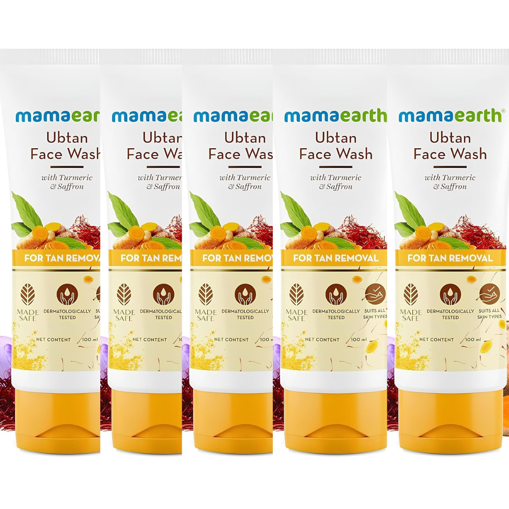 Mamaearth Ubtan Face Wash For Tan Removal - Distacart