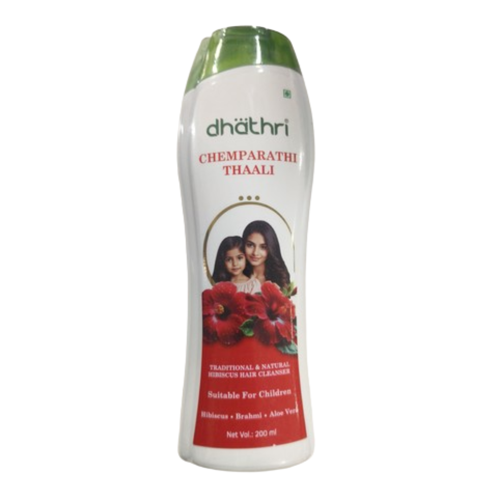Dhathri Chemparathi Thaali Natural Hibiscus Shampoo For Soft and Shiny Hair - Distacart