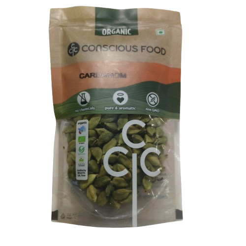 Conscious Food Organic Cardamom (Elaichi) - Distacart