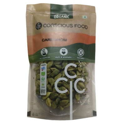 Conscious Food Organic Cardamom (Elaichi) - Distacart