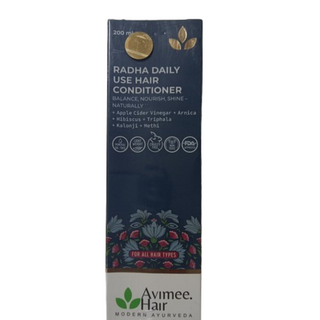 Avimee Herbal Radha Hair Conditioner For All Hair Type With Keratin Protein, Rice Protein, Apple Cider Vinegar & Aloe Vera, Makes Hair Silky Smooth - Distacart