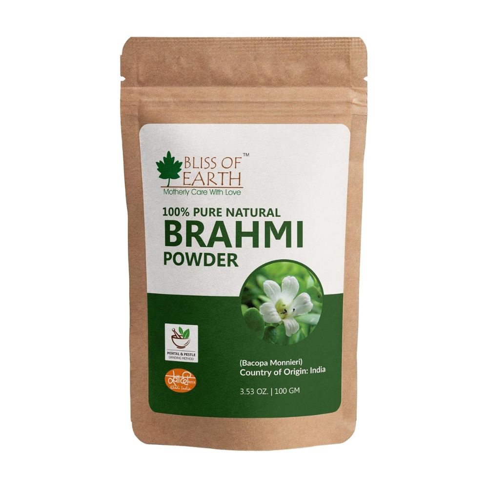 Bliss of Earth 100% Pure Natural Brahmi Powder - Distacart