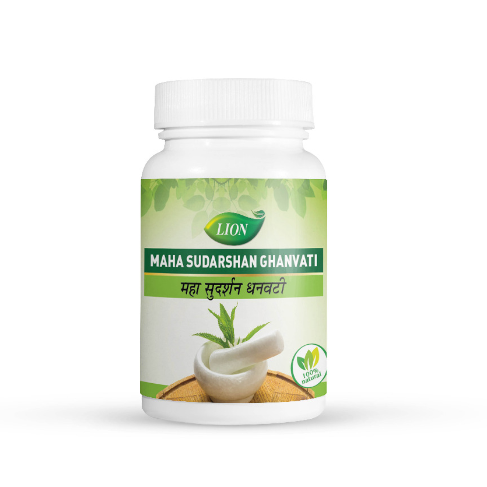 Lion Ayurveda Mahasudarshan Ghanvati - Distacart