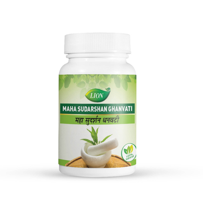 Lion Ayurveda Mahasudarshan Ghanvati - Distacart