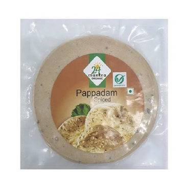 24 Mantra Organic Spiced Papad - Distacart