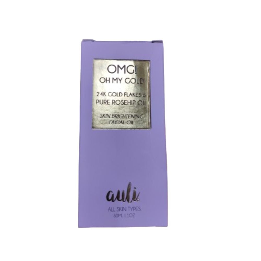 Auli OMG 24K Gold Flakes Pure Rosehip Oil - Distacart
