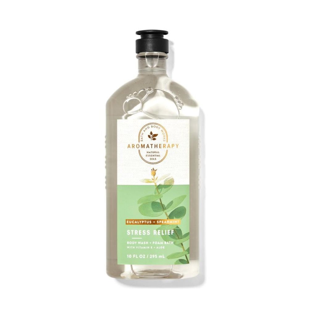 Bath & Body Works Eucalyptus Spearmint Stress Relief Body Wash + Foam Bath - Distacart