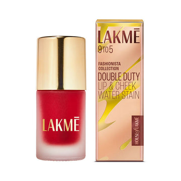 Lakme 9To5 Double Duty Lip & Cheek Water Stain, Transferproof & Long Lasting , Sunset Kiss - Distacart