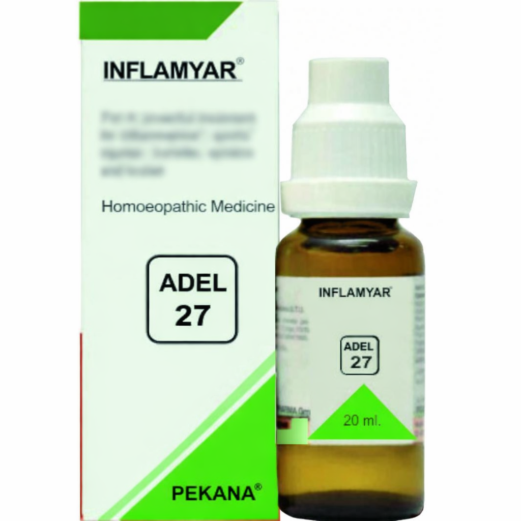 Adel Homeopathy 27 Inflamyar Drop - Distacart