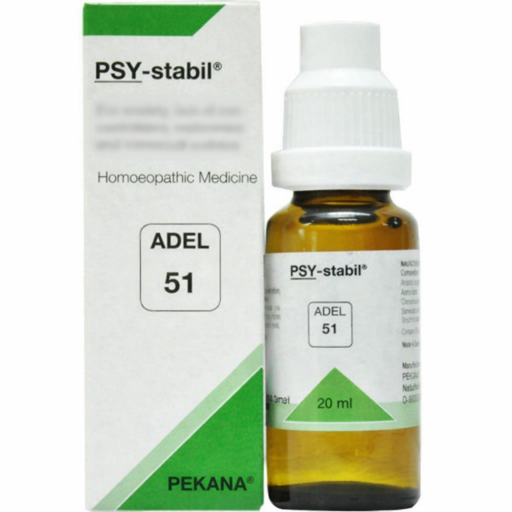 Adel Homeopathy 51 Psy-Stabil Drop - Distacart