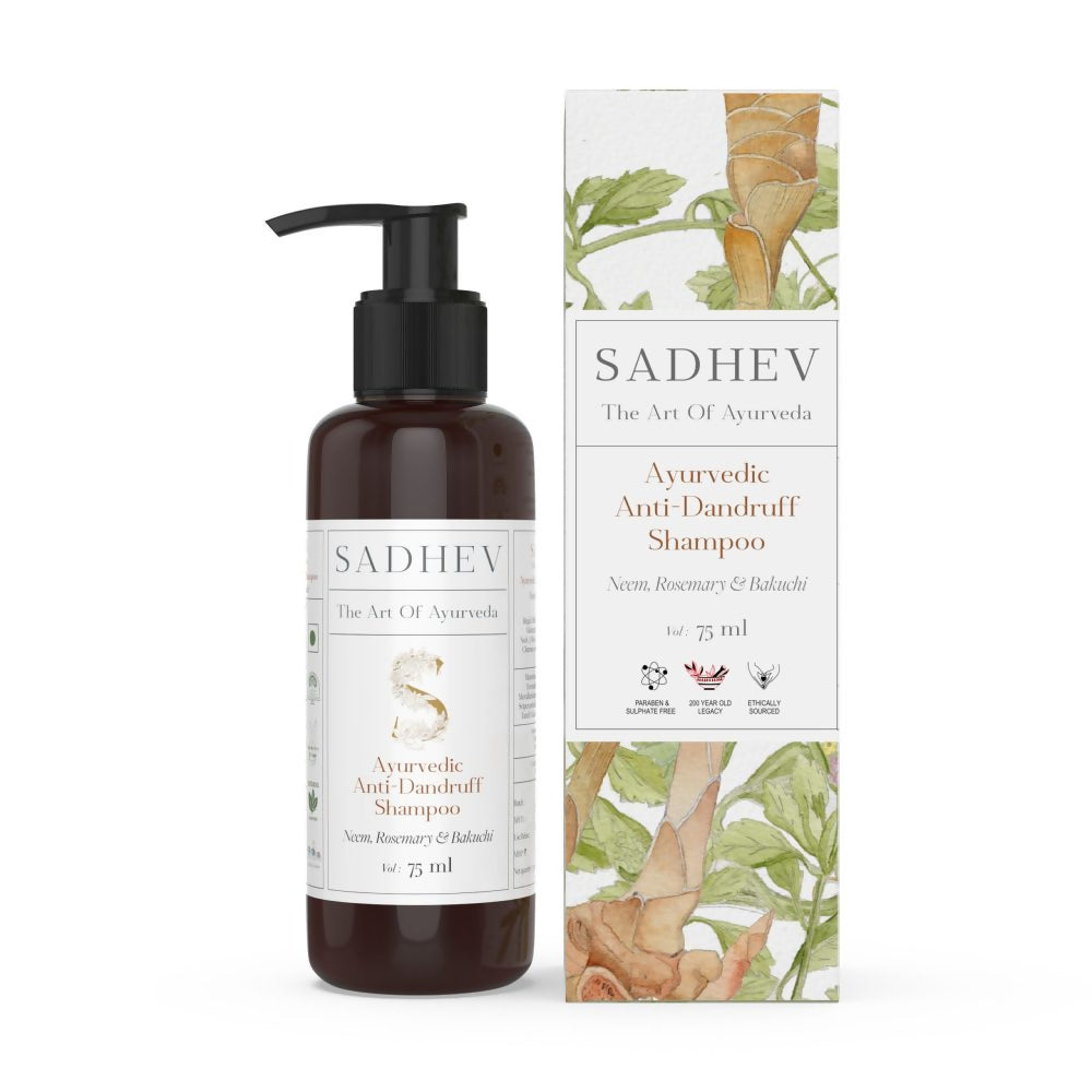 Sadhev Ayurvedic Anti-Dandruff Shampoo - Distacart