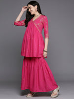 Thumbnail for Ahalyaa Women's Traditional Wear Co-ods - Pink - Distacart