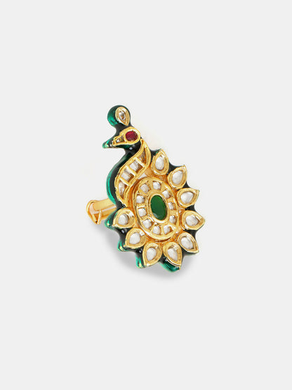 Ruby Raang Kundan Raaj Ring - Distacart