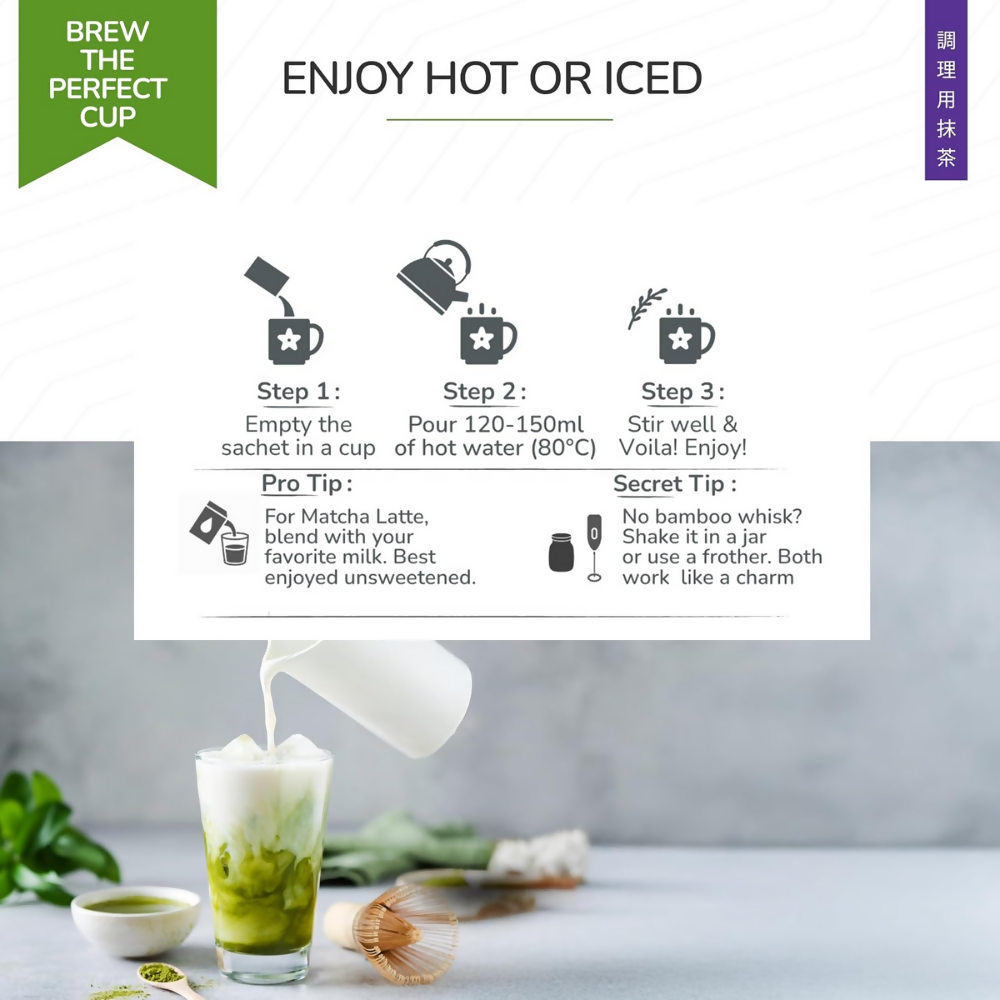 TeaFit Culinary Japanese Matcha Tea Powder - Distacart