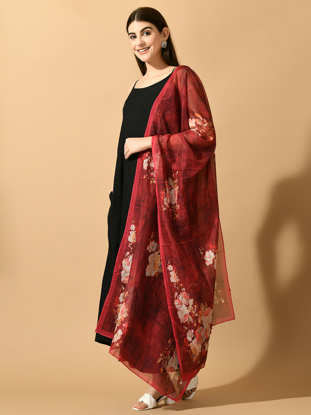 Myshka Women's Black Solid Party Kurta Sets - Distacart