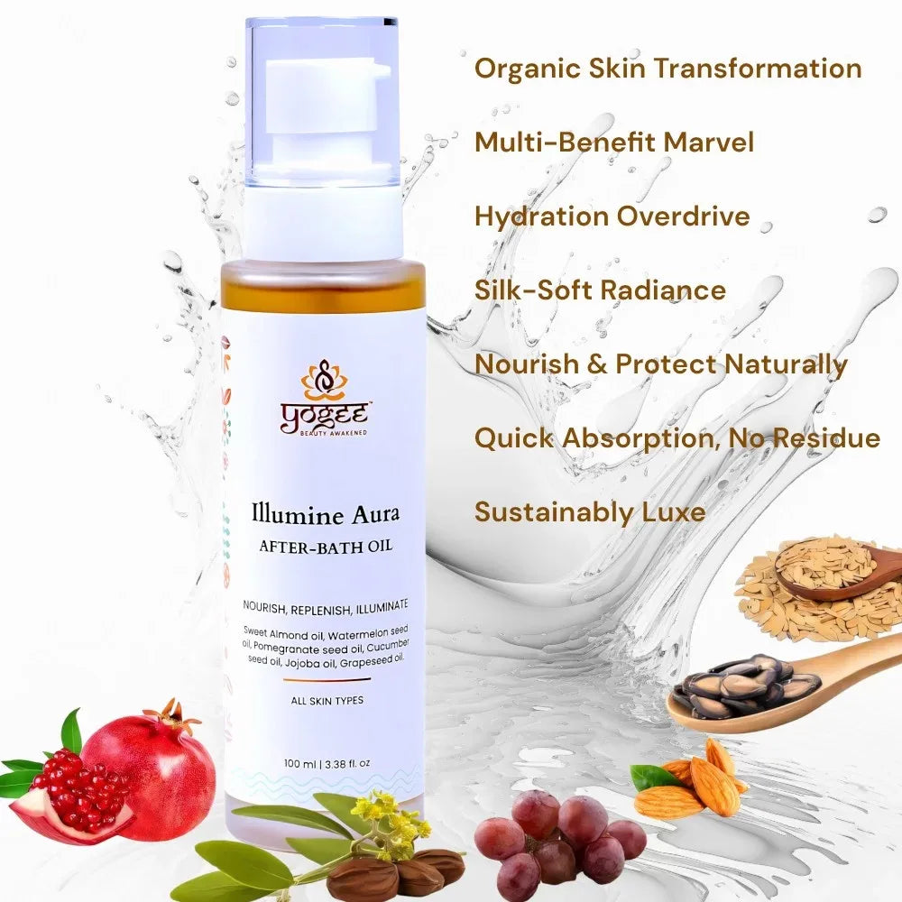 Yogez Illumine Aura After-bath Oil - Distacart