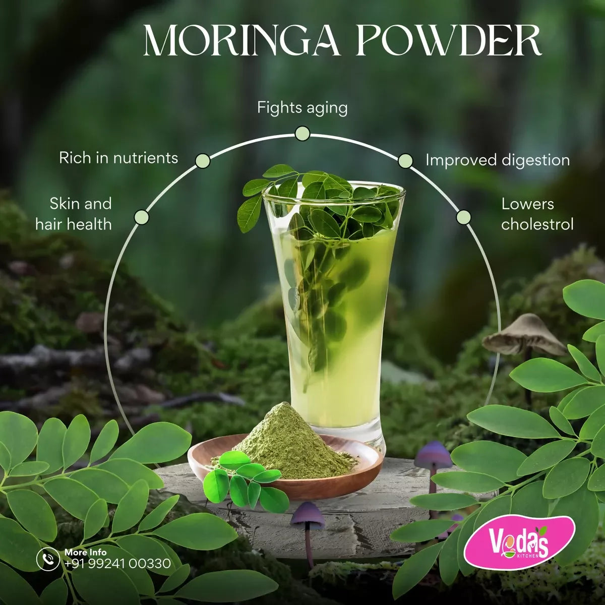 Vedas Kitchen Moringa Powder - Dista