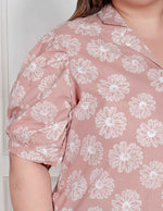 Thumbnail for Miravan Plus Size Womens Puff Sleeve Pure Cotton Printed Maxi Dress - Distacart