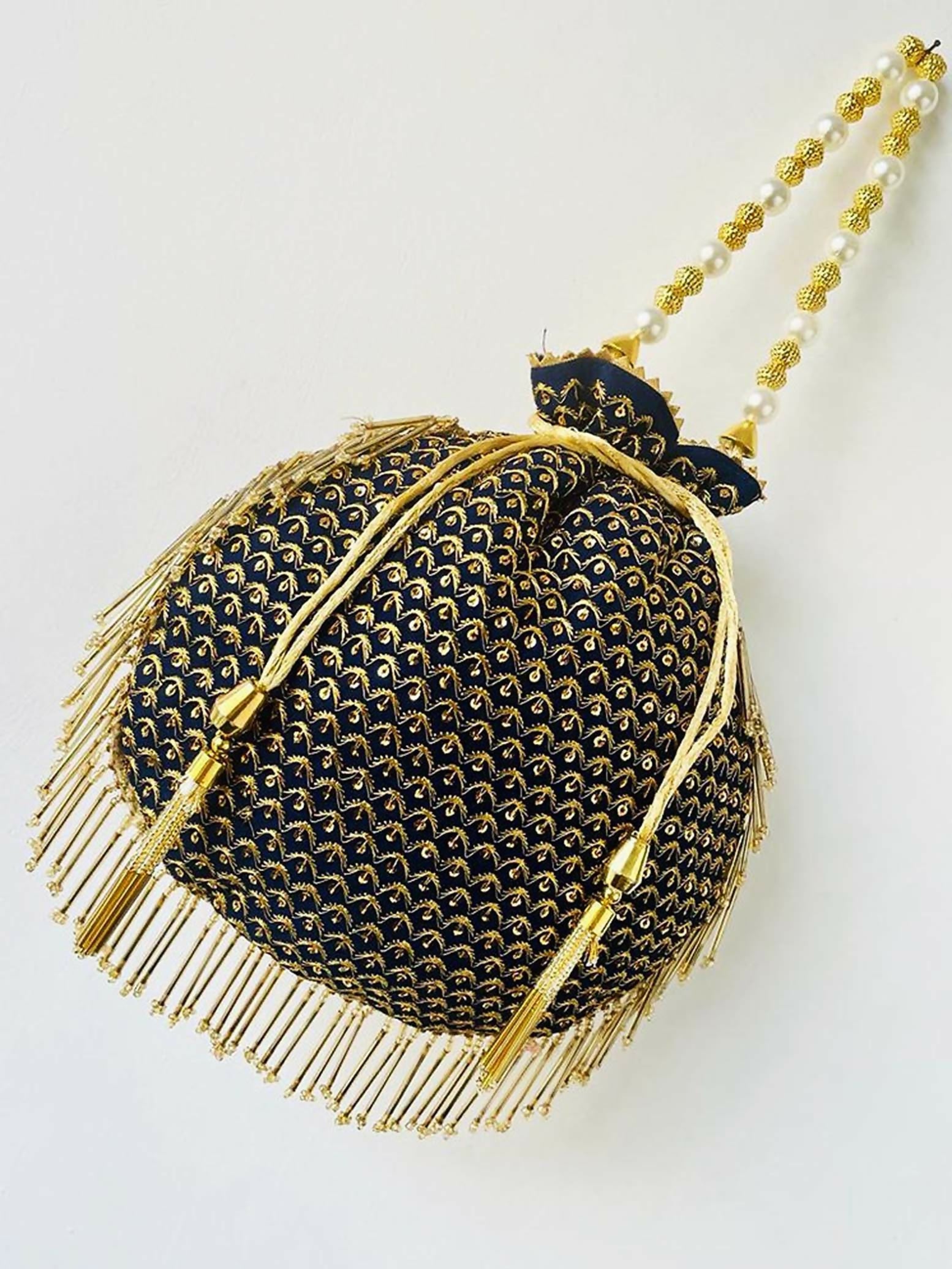 Joban Fashion Potli Bags - Black