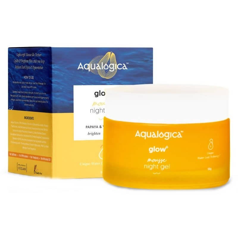 Aqualogica Glow+ Mousse Night Gel - Distacart