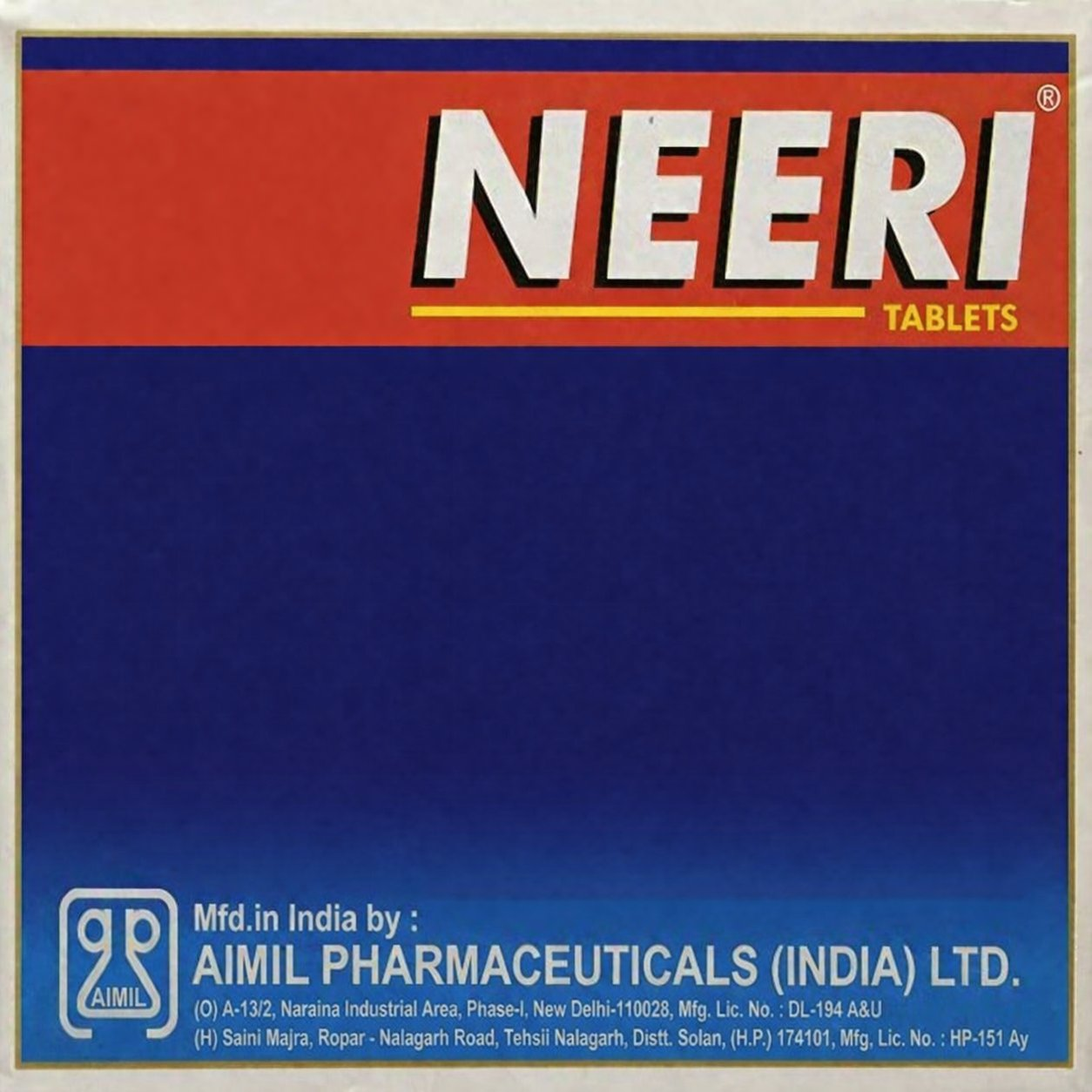 Aimil Ayurvedic Neeri Tablet - Dista