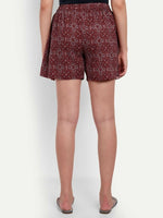 Thumbnail for Alvano Printed Maroon Boxer Shorts - Distacart