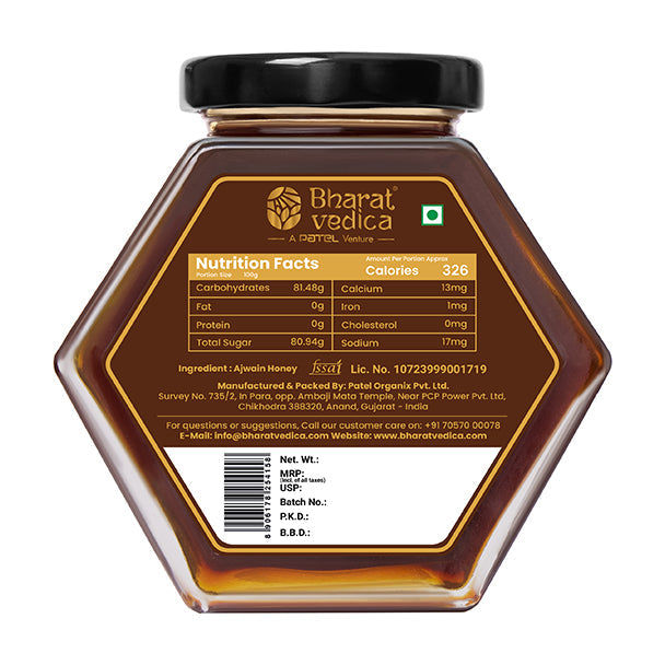 Bharat Vedica Ajwain Flower Honey - Ajwain Phool Shahad - Distacart
