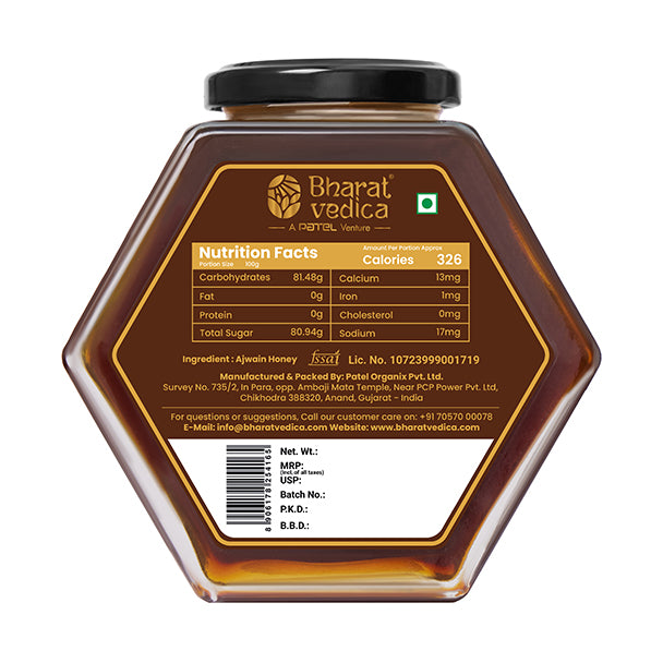 Bharat Vedica Ajwain Flower Honey - Ajwain Phool Shahad - Distacart